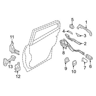 Infiniti OE - Rear Door - Lock & Hardware