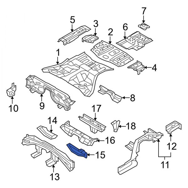 Floor Pan Bracket