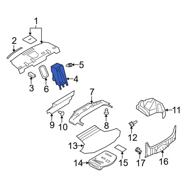 Seat Armrest Base