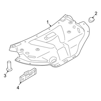 Infiniti OE - Trunk Lid - Interior Trim (Base / Sport Convertible)