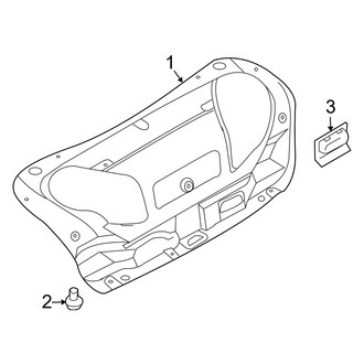 Infiniti OE - Trunk Lid - Interior Trim