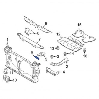 Infiniti Oe Infiniti Q50 Radiator Support Splash Shields