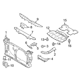 Infiniti OE - Radiator Support