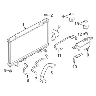 Infiniti OE - Cooling - Radiator & Components (3.7L)