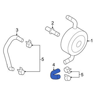 Infiniti OE - Upper Engine Coolant Pipe