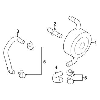 Infiniti OE - Cooling - Engine Oil Cooler (3.7L)