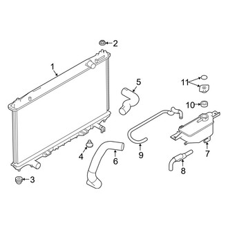 Infiniti OE - Cooling - Radiator & Components (Hybrid Premium)