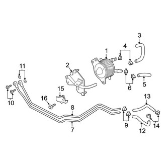 Infiniti OE - Cooling - Trans Oil Cooler (3.5L)