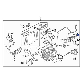 Infiniti OE - Left HVAC Blend Door Actuator