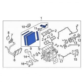 Infiniti Q50 A/C Evaporators & Components | Drains, Cores — CARiD.com