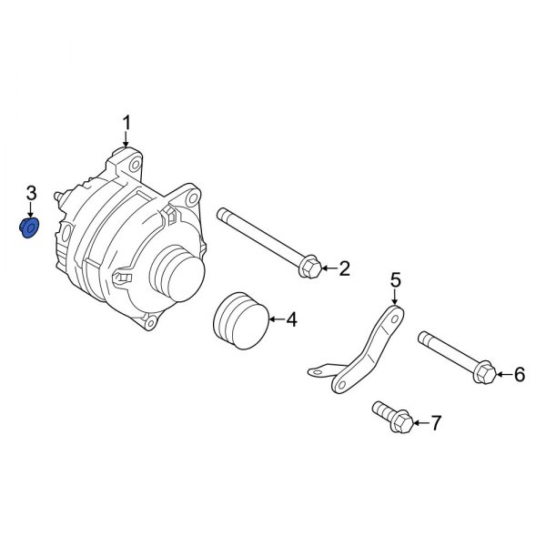 Alternator Nut