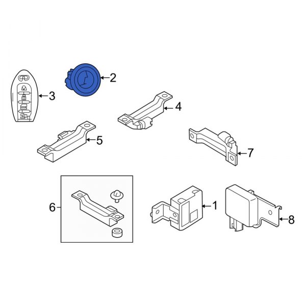 Infiniti OE 285903JA0A Ignition Immobilizer Module