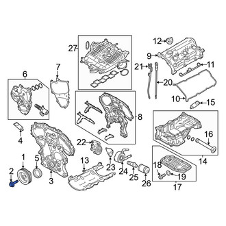 Infiniti OE - Engine Crankshaft Pulley Bolt