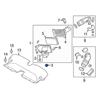 Infiniti OE - Lower Air Filter Housing Insulator