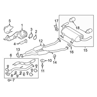 Infiniti OE - Exhaust System - Exhaust Components (2.0L)