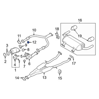 Infiniti OE - Exhaust Flange Nut