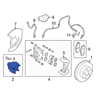 Infiniti OE - Front Wheel Bearing and Hub Assembly