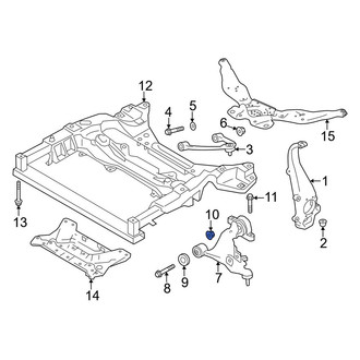Infiniti OE - Suspension Control Arm Nut