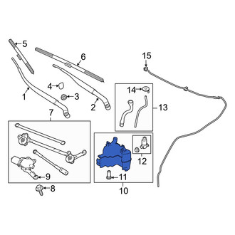 Infiniti OE - Washer Fluid Reservoir