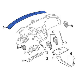 Infiniti OE - Front Dashboard Air Vent Trim