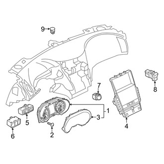 Infiniti OE - Instrument Panel - Cluster & Switches