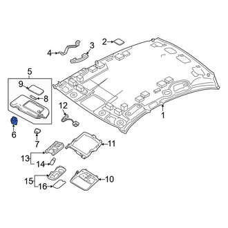 Infiniti OE - Sun Visor Holder