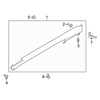 Infiniti OE - Pillars, Rocker & Floor - Exterior Trim