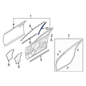 Infiniti OE - Front Left Door Applique