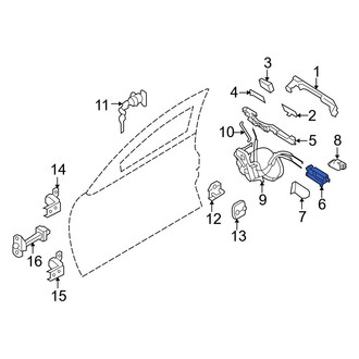 Infiniti OE - Front Left Inner Interior Door Handle