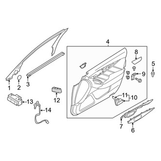 Infiniti OE - Front Door - Interior Trim