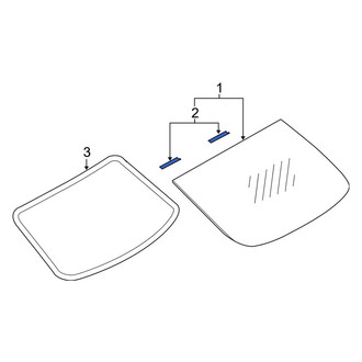 Infiniti OE - Back Glass Spacer