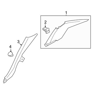 Infiniti OE - Quarter Panel - Interior Trim