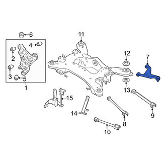 Infiniti OE - Rear Left Upper Suspension Control Arm