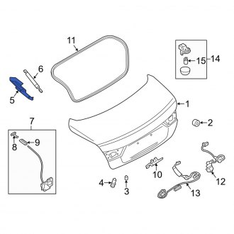 Infiniti Q50 Trunk & Tailgate Hinges — CARID.com