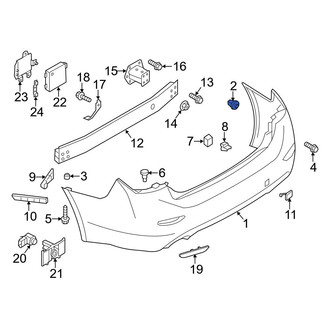 Infiniti OE - Bumper Cover Grommet