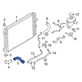 Infiniti OE - Upper Radiator Coolant Hose