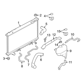 Infiniti OE - Cooling - Radiator & Components (Primary Cooling), (3.0L)