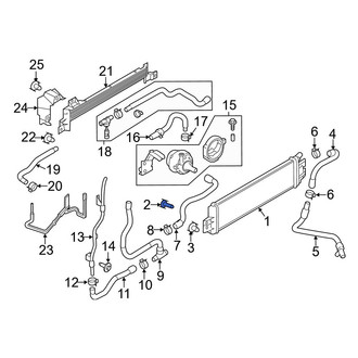 Infiniti OE - Engine Coolant Reservoir Bolt