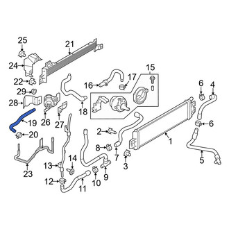 Infiniti OE - Upper Radiator Coolant Hose