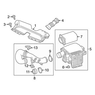Infiniti OE - Engine - Air Intake (2.0L)