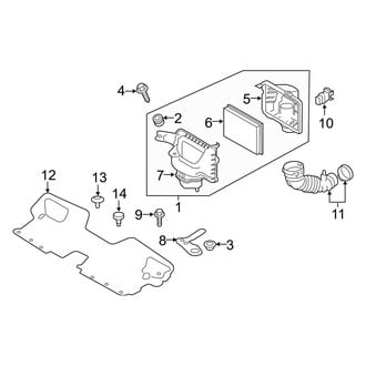 Infiniti OE - Engine - Air Intake (3.0L)