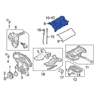 Infiniti OE - Left Engine Valve Cover
