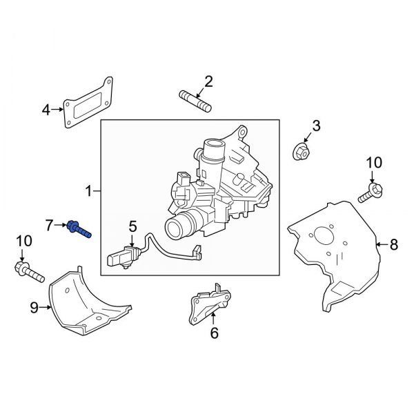 Turbocharger Boost Sensor Bolt