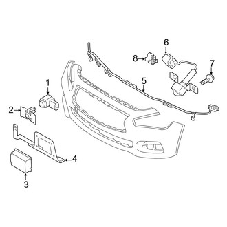 Infiniti OE - Front Bumper & Grille - Electrical Components