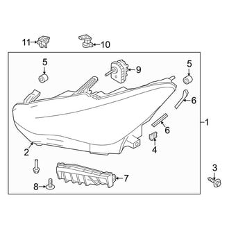 Infiniti OE - Front Lamps - Headlamp Components