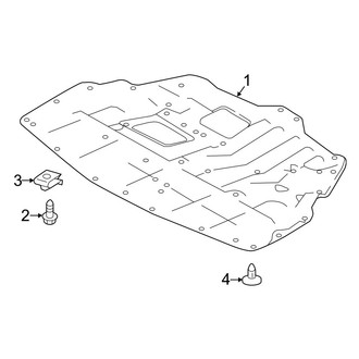 Infiniti OE - Radiator Support - Splash Shields (2.0L)