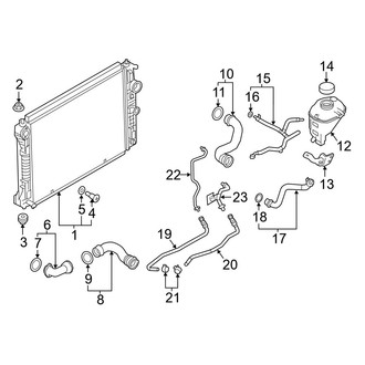 Infiniti OE - Cooling - Radiator & Components (2.0L)