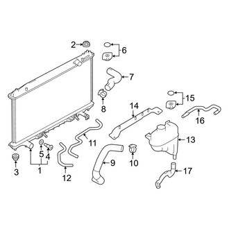 Infiniti OE - Cooling - Radiator & Components (Primary Cooling), (Premium / Sport 3.0L)