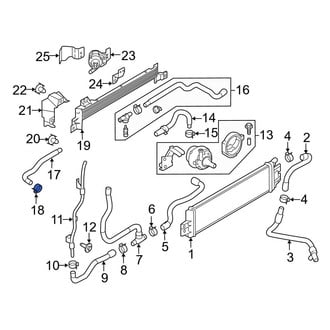 Infiniti OE - Right Intercooler Hose Clamp