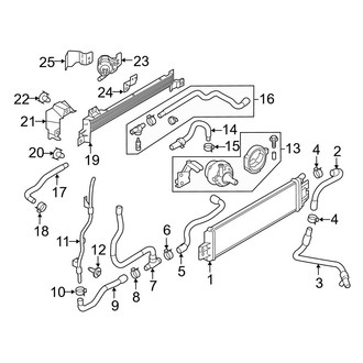 Infiniti OE - Cooling - Radiator & Components (Auxiliary, Cooling & Components)